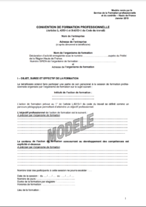 Modèle De Convention De Formation Qualiopi