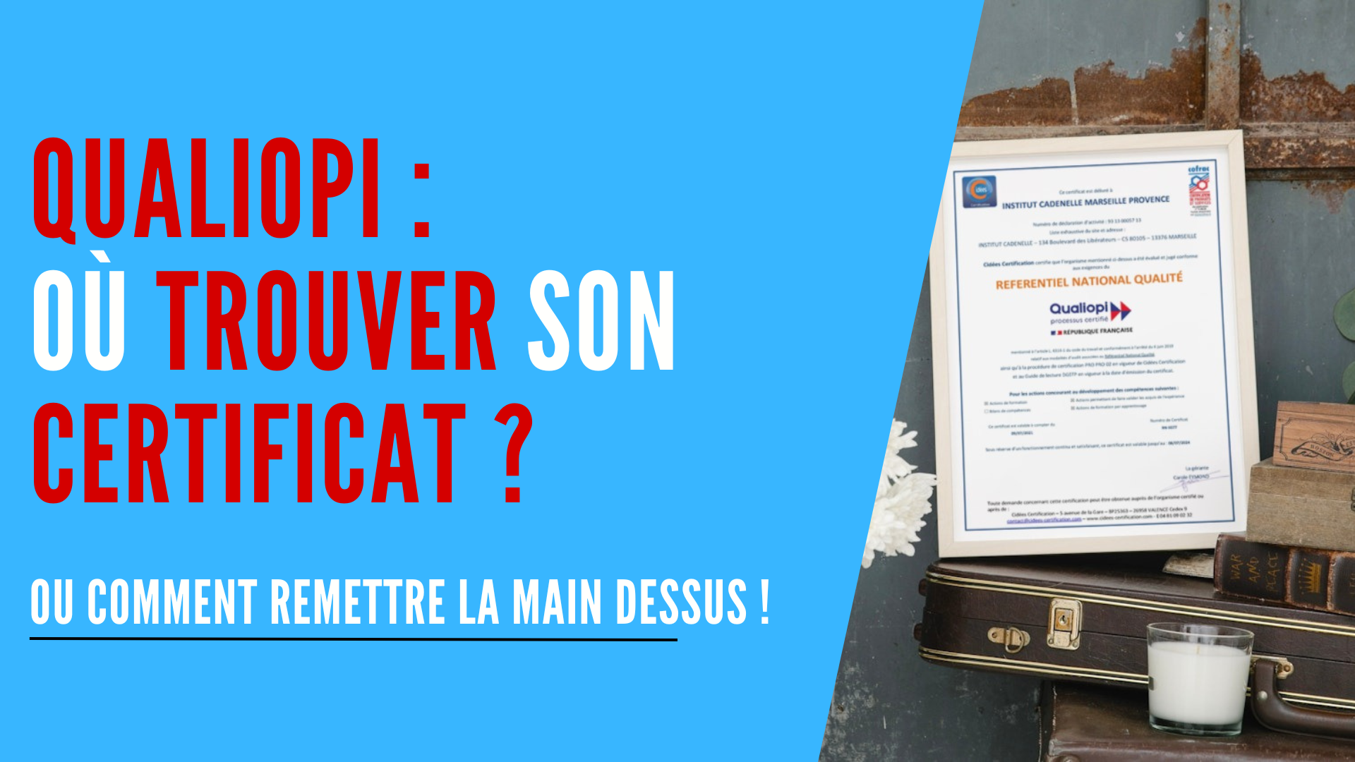 You are currently viewing Certificat Qualiopi : où le trouver ?